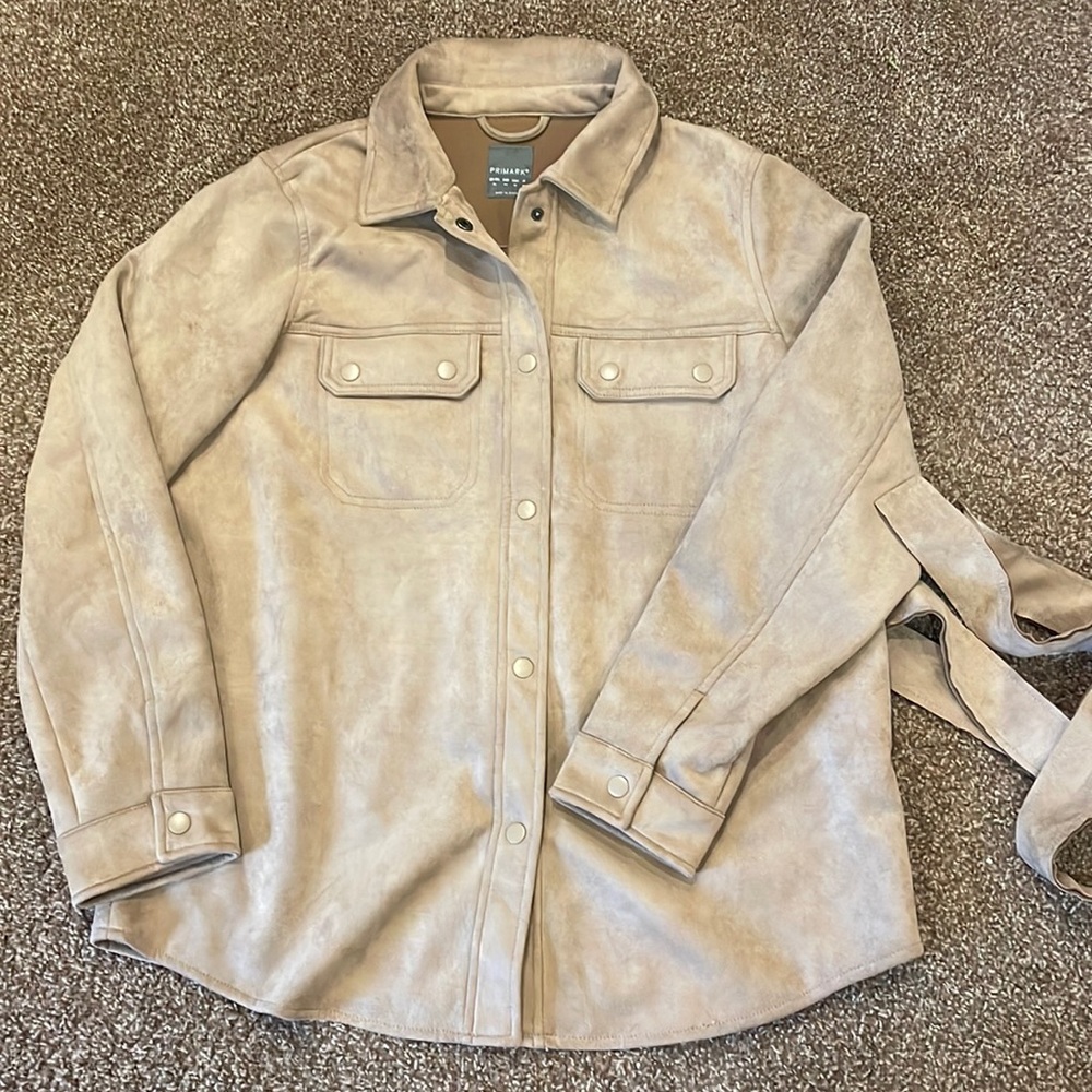 Suede Shacket - image 1